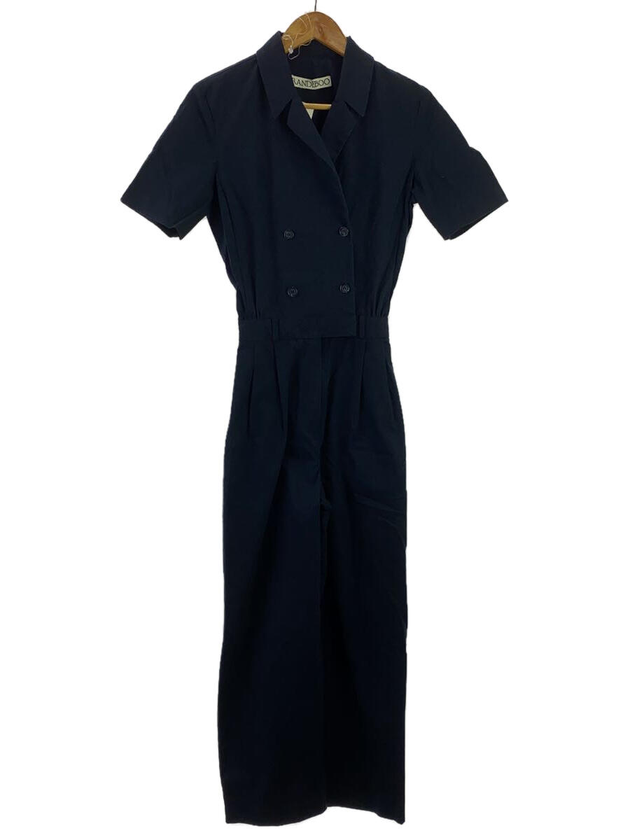 【中古】RANDEBOO◆オールインワン/FREE/コットン/NVY/無地/01021-08324/ジャンプスーツ/22SS【レディースウェア】