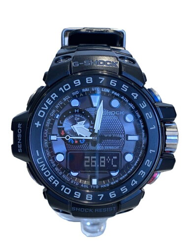 【中古】CASIO◆G-SHOCK/ソーラー腕時計/デジアナ/ラバー/BLK/BLK/GWN-1000B【服飾雑貨他】 【中古】CASIO◆G-SHOCK/ソーラー腕時計/デジアナ/ラバー/BLK/BLK/GWN-1000B【服飾雑貨他】