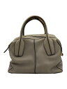 【中古】TOD’S◆トッズ/ハンドバッグ/レザー/CRM//【バッグ】