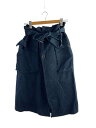 【中古】DRIES VAN NOTEN◆ラップスカート/M/コットン/IDG【メンズウェア】