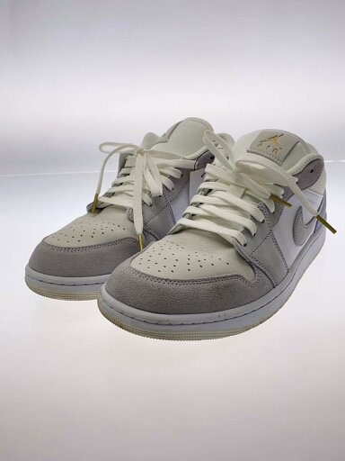 【中古】NIKE◆AIR JORDAN 1 LOW/29cm/WHT【シューズ】