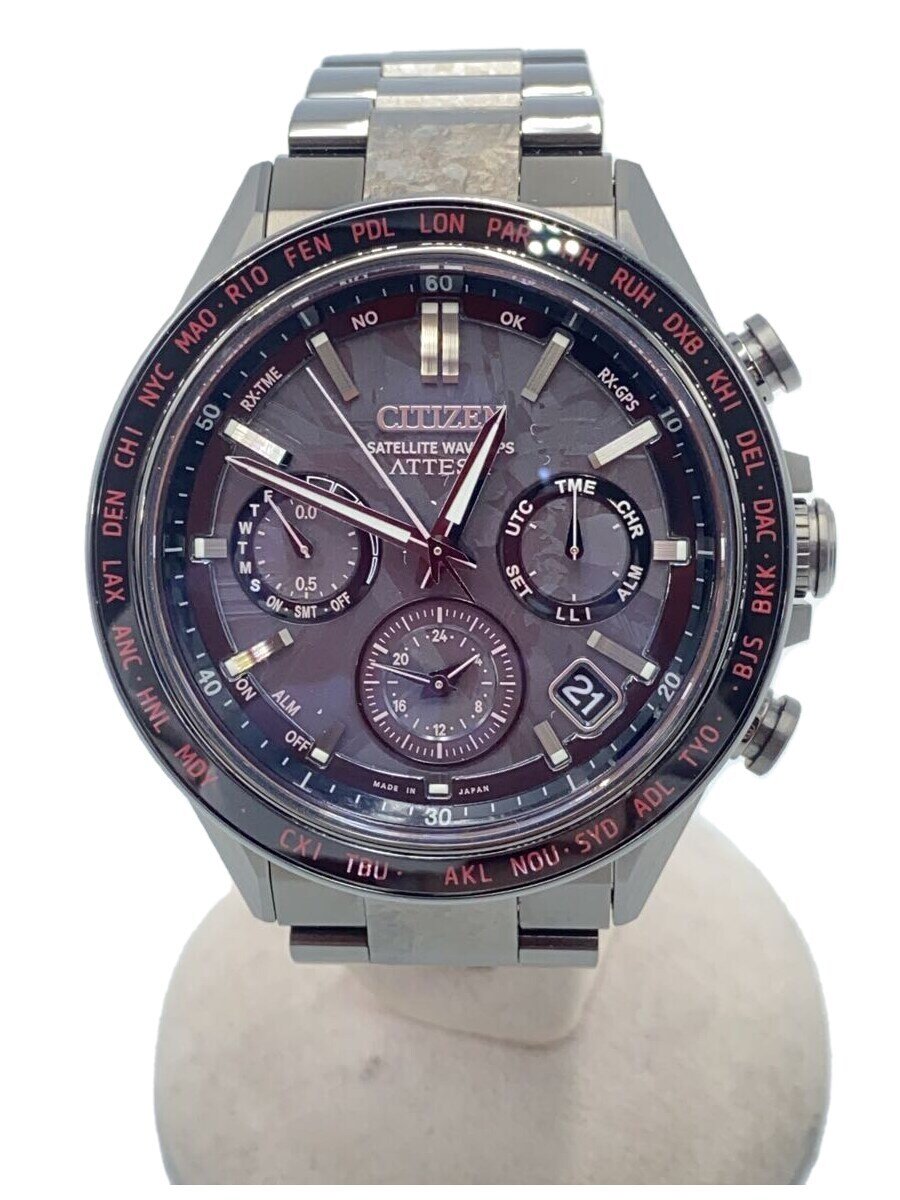 【中古】CITIZEN◆腕時計/アナログ/--/WHT/SLV/F950-002XB03【服飾雑貨他