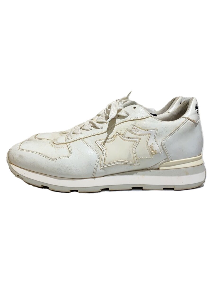 【中古】Atlantic STARS◆ローカットスニーカー/42/WHT【シューズ】