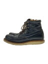 【中古】SLOW WEAR LION◆レースアップブーツ/--/BLK/OB-8593G【シューズ】(4)