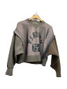 【中古】UNDERCOVER◆スウェット/1/--/GRY/up1d1801/スリーブ取り外し可【レディースウェア】(4)
