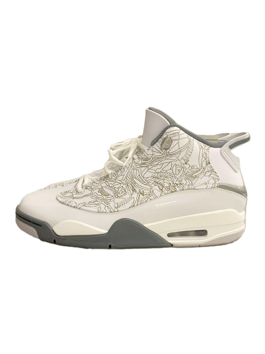 【中古】NIKE◆Jordan Dub Zero White Cool Grey/29cm/WHT/311046-107【シューズ】