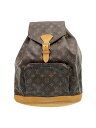 【中古】LOUIS VUITTON◆モンスリ_モノグラム・キャンバス_BRW/PVC/BRW/M51135/SP0091【バッグ】