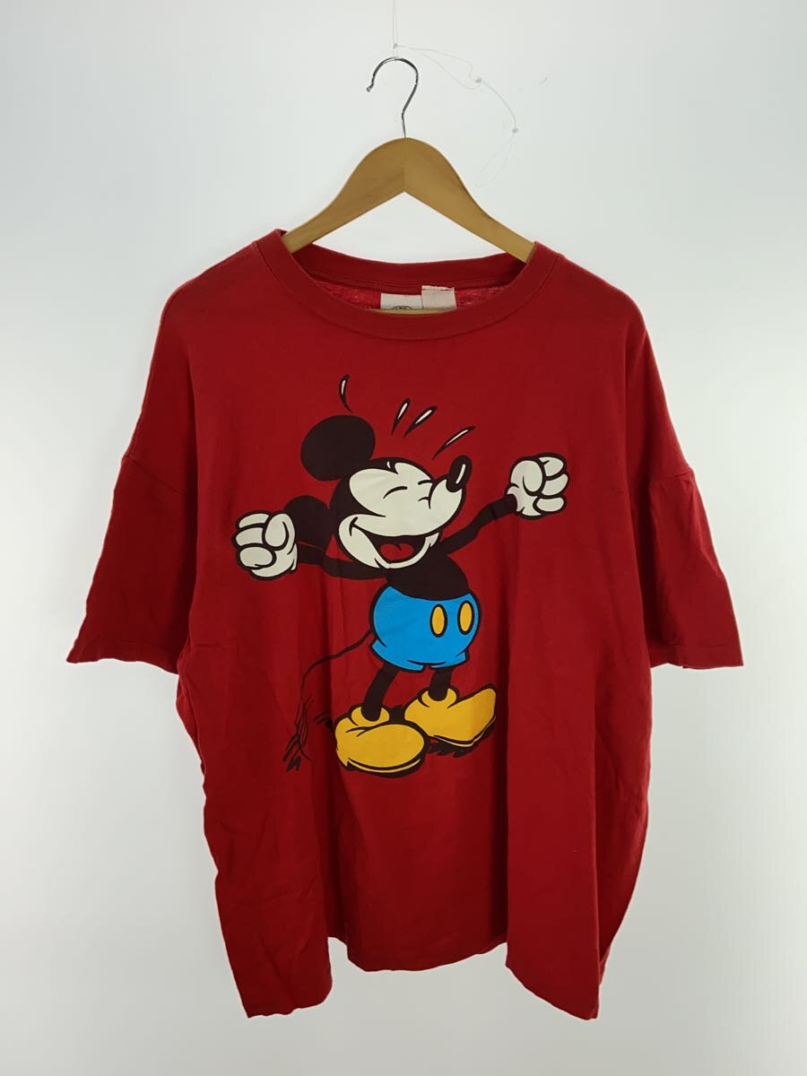Rakuten - 【中古】Disney◆Tシャツ/--/コットン/RED//【メンズウェア】