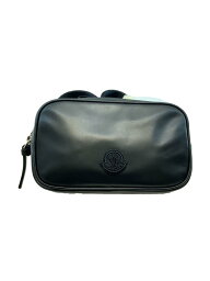 【中古】MONCLER◆ウエストバッグ/レザー/BLK/H109P5M70200 02T1S//【バッグ】