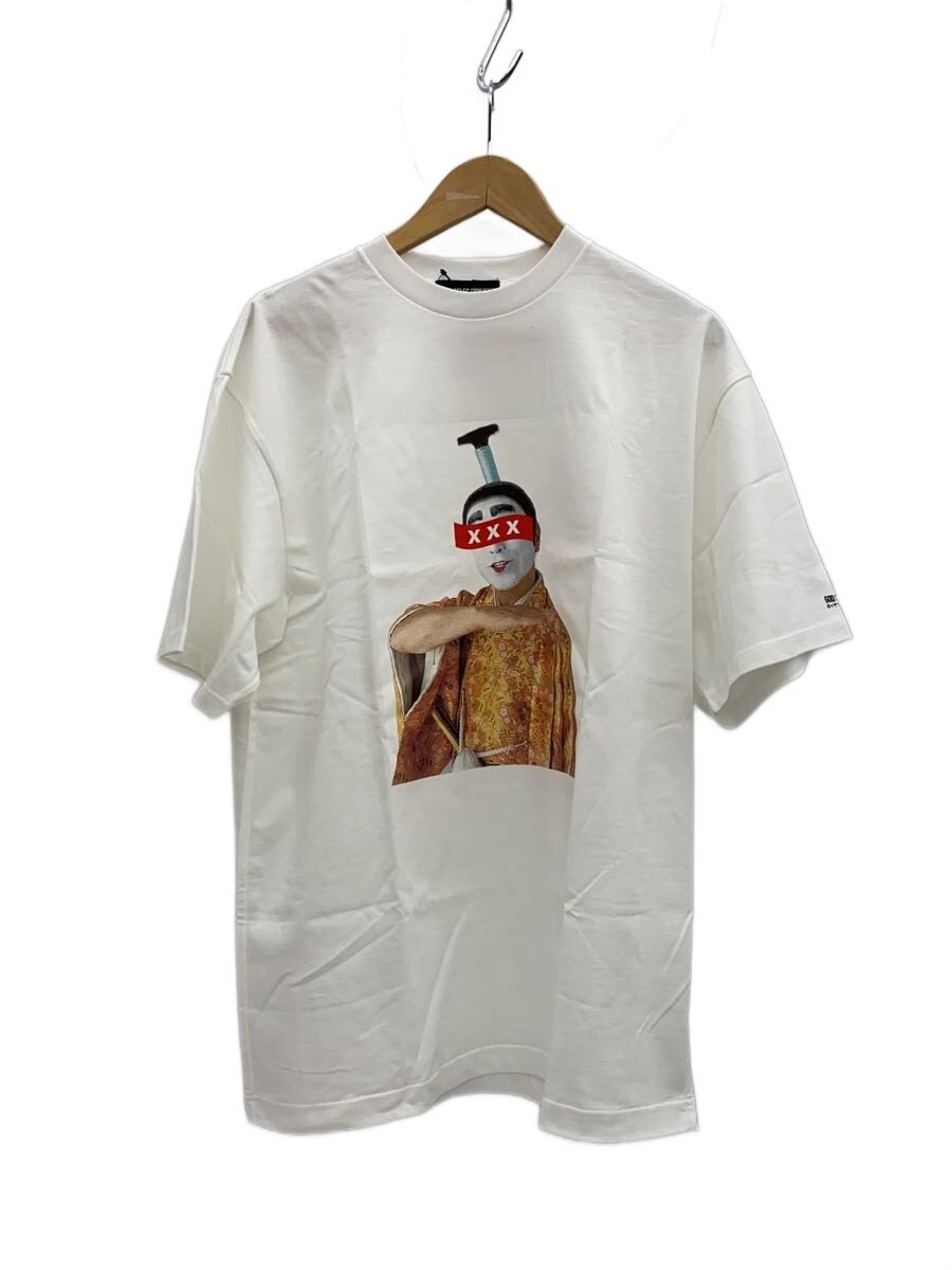 【中古】GOD SELECTION XXX◆Tシャツ/XL/コットン/WHT/GX-S21-SKST-01【メンズウェア】