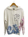 【中古】STUSSY◆PLANT LOVE/パーカー/S/コットン/WHT/総柄/Z4000SAPFD/首元汚れ有【メンズウェア】(4)