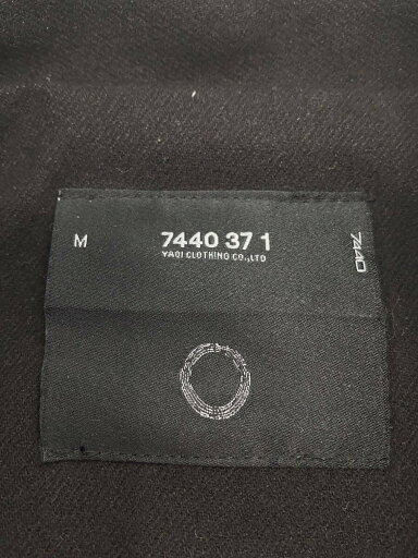 【中古】7440 37 1/テーラードジャケット/M/コットン/BLK【メンズウェア】
