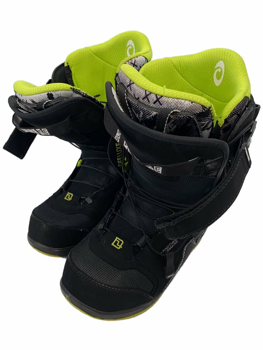 【中古】DEELUXE◆スノーボードブーツ/25.5cm/クイックレーシング/BLK/ID【スポーツ】