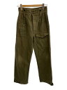 【中古】Nigel Cabourn Woman◆ボトム/8/コットン/KHK/無地//【レディースウェア】