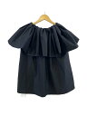 【中古】Liten/半袖ブラウス/FREE/--/BLK/無地/LIT24SS-BL-004【レディースウェア】