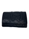【中古】CHANEL◆キーケース/レザー/BLK/レディース//【服飾雑貨他】
