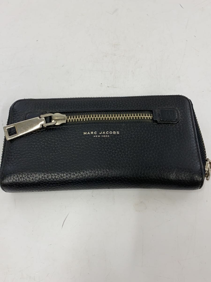 【中古】MARC JACOBS◆長財布/レザー/BLK/無地/レディース/M0008449【服飾雑貨他】