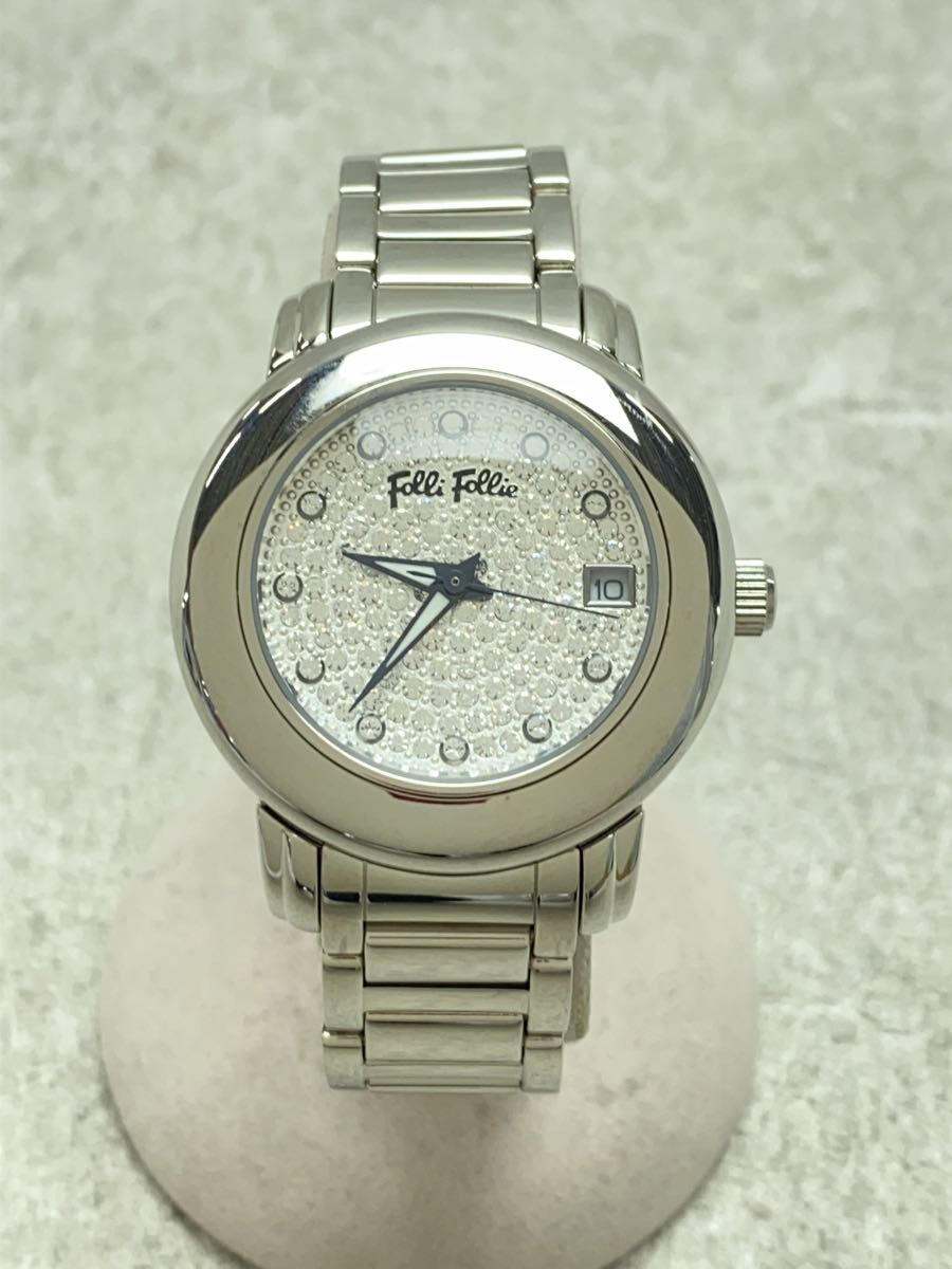 【中古】Folli Follie◆クォーツ腕時計