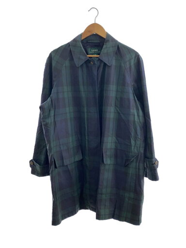 【中古】POLO RALPH LAUREN◆コート/M/コットン/GRN/チェック【メンズウェア】 【中古】POLO RALPH LAUREN◆コート/M/コットン/GRN/チェック【メンズウェア】