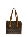 【中古】LOUIS VUITTON◆ポパンクール・オ_モノグラム・キャンバス_BRW/PVC/BRW/総柄/レザー部分に使用感有【バッグ】