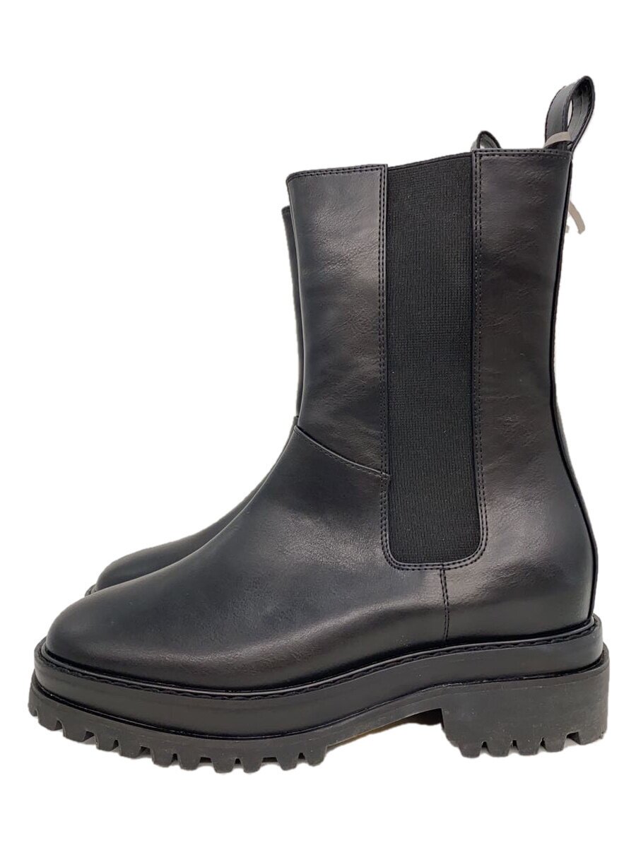 【中古】SNIDEL◆ブーツ/S/BLK/SWGS221671【シューズ】