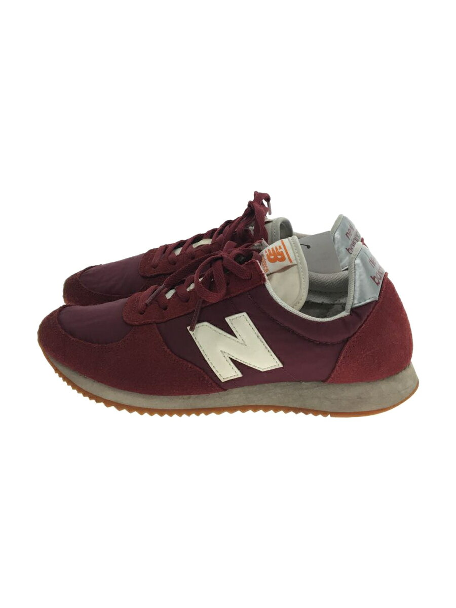 【中古】NEW BALANCE◆ローカットスニーカー/23.5cm/BRD/スウェード/WL220PGB【シューズ】