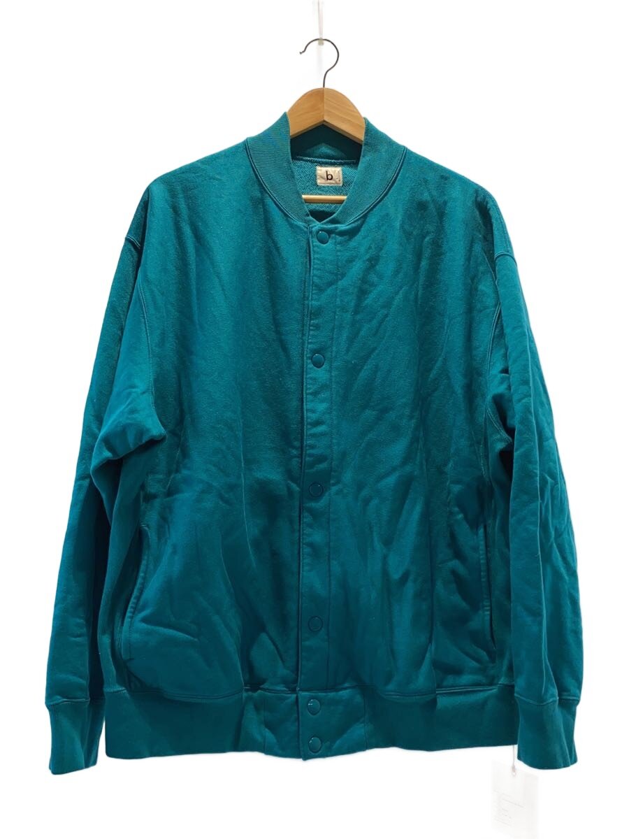 blurhmsROOTSTOCK◆Soft&Hard Sweat Snap Cardigan/3/コットン/BLU/bROOTS23F25//