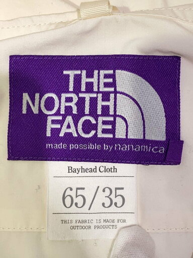 【中古】THE NORTH FACE PURPLE LABEL◆マウンテンパーカ-/ポリエステル/WHT【メンズウェア】