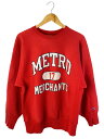 【中古】Champion◆90s/REVERSE WEAVE/刺繍タグ/スウェット/XL/コットン/RED【メンズウェア】(4)