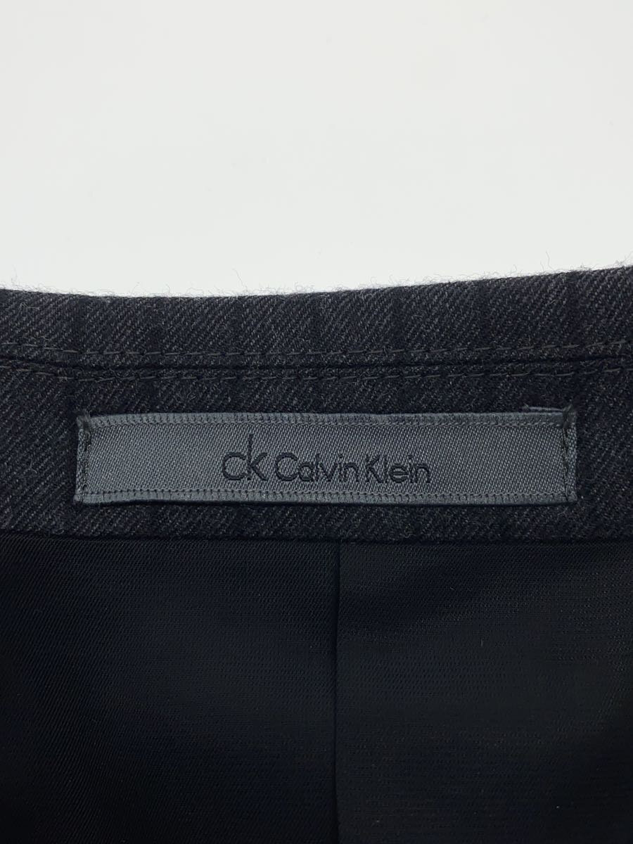 【中古】Calvin Klein◆セットアップ/--/ウール/BLK/ストライプ【メンズウェア】