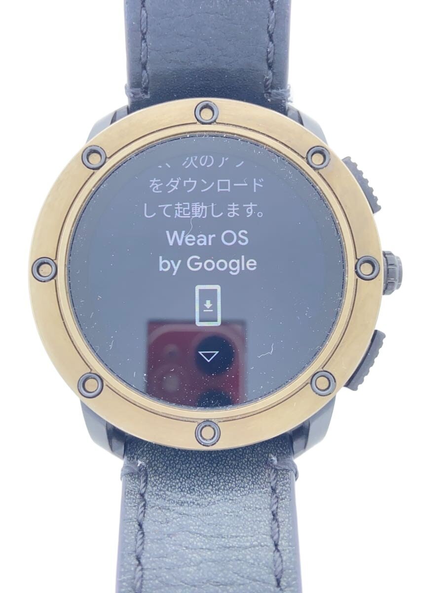 【中古】DIESEL◆DIESEL On Axial 48mm DZT2016 ブロンズ【タッチスクリーン】【服飾雑貨他】