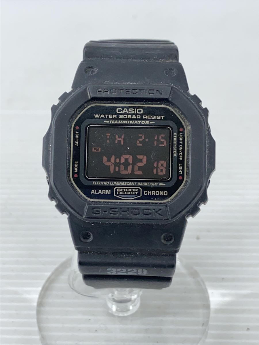 【中古】CASIO◆クォーツ腕時計・G-SHOCK/デジタル/BLK//【服飾雑貨他】