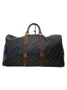 【中古】LOUIS VUITTON◆キーポル・バンドリエール50_モノグラム・キャンバス_BRW/PVC/BRW【バッグ】
