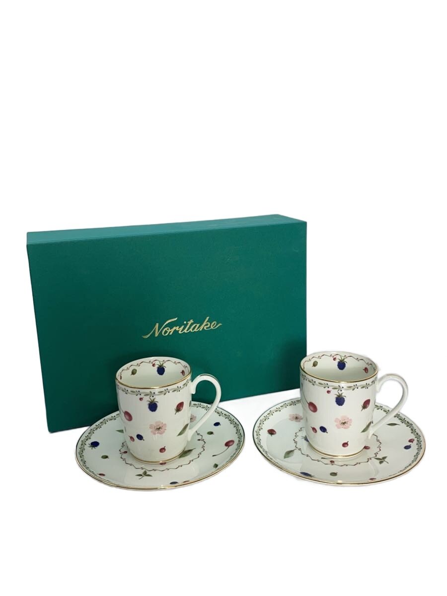 【中古】Noritake◆PORTSHORE/マグカップ×2 プレート×2/4点セット/WHT/4613N【キッチン用品】