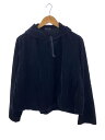 【中古】LAD MUSICIAN◆ジップパーカー/44/ベロア/BLK/無地/2221-612【メンズウェア】