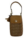 【中古】COACH◆ポーチ/--/BRW/総柄【バッグ】