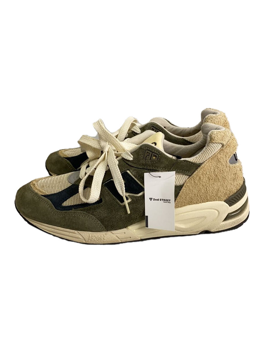 【中古】NEW BALANCE◆M990/カーキ/27.5cm/KHK【シューズ】
