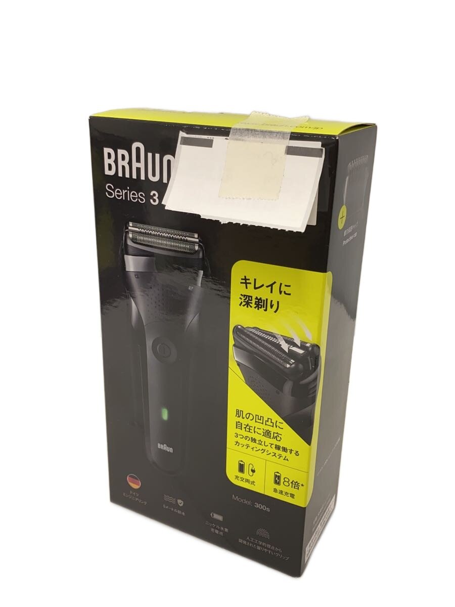 【中古】BRAUN◆シェーバー ブラウン シリーズ3 300s-B [ブラック]【家電・ビジュアル・オーディオ】