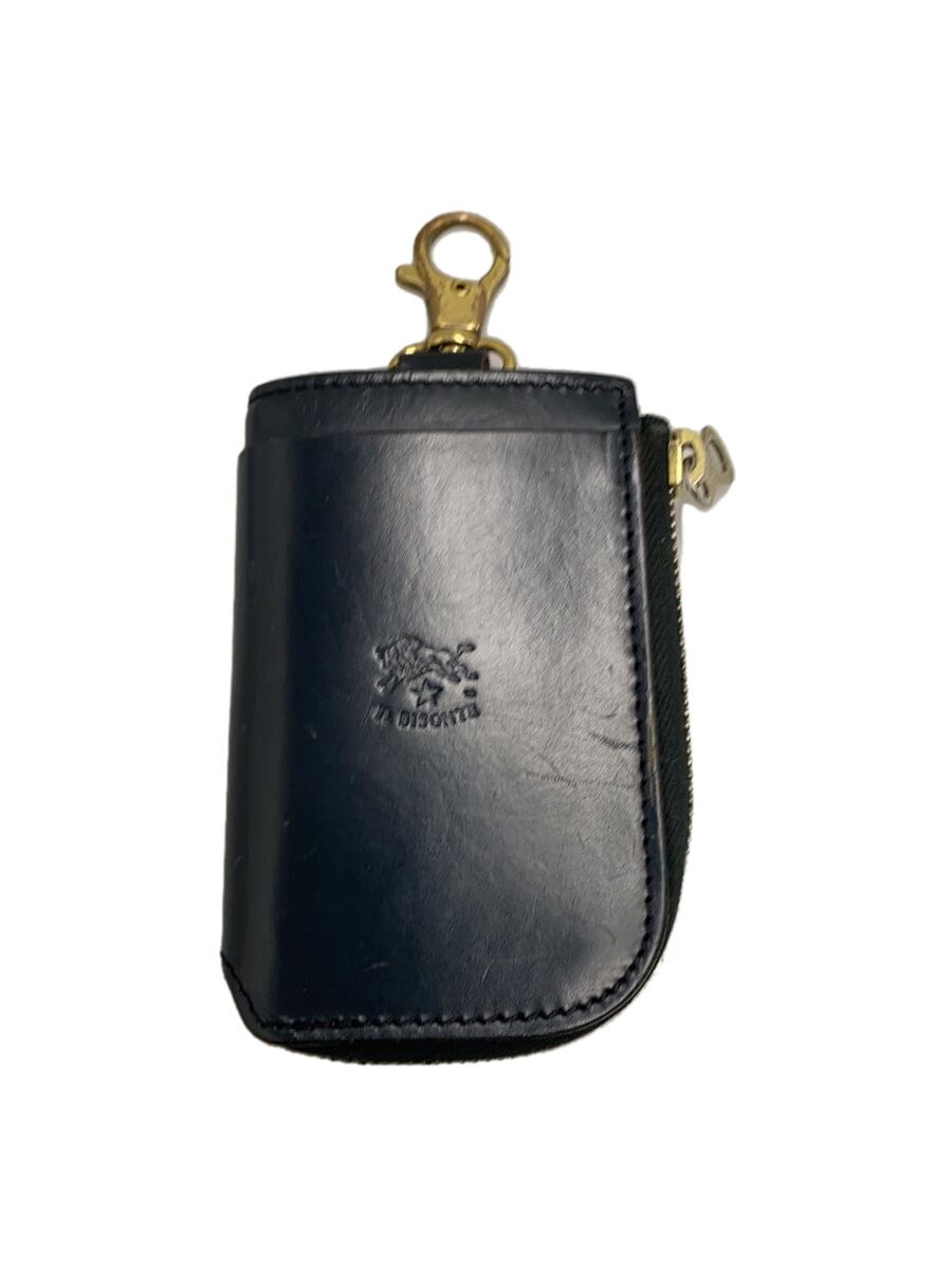 Key Holder - 【中古】IL BISONTE◆キーケース/レザー/NVY/メンズ/54212309190//【服飾雑貨他】