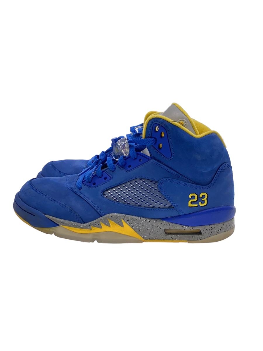 NIKE◆AIR JORDAN 5 LANEY JSP/エアジョーダン/ブルー/CD2720-400/26cm/BLU