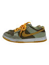 【中古】NIKE◆DUNK LOW SE/Dusty Olive/26cm/KHK/スウェード/DH5360-300【シューズ】