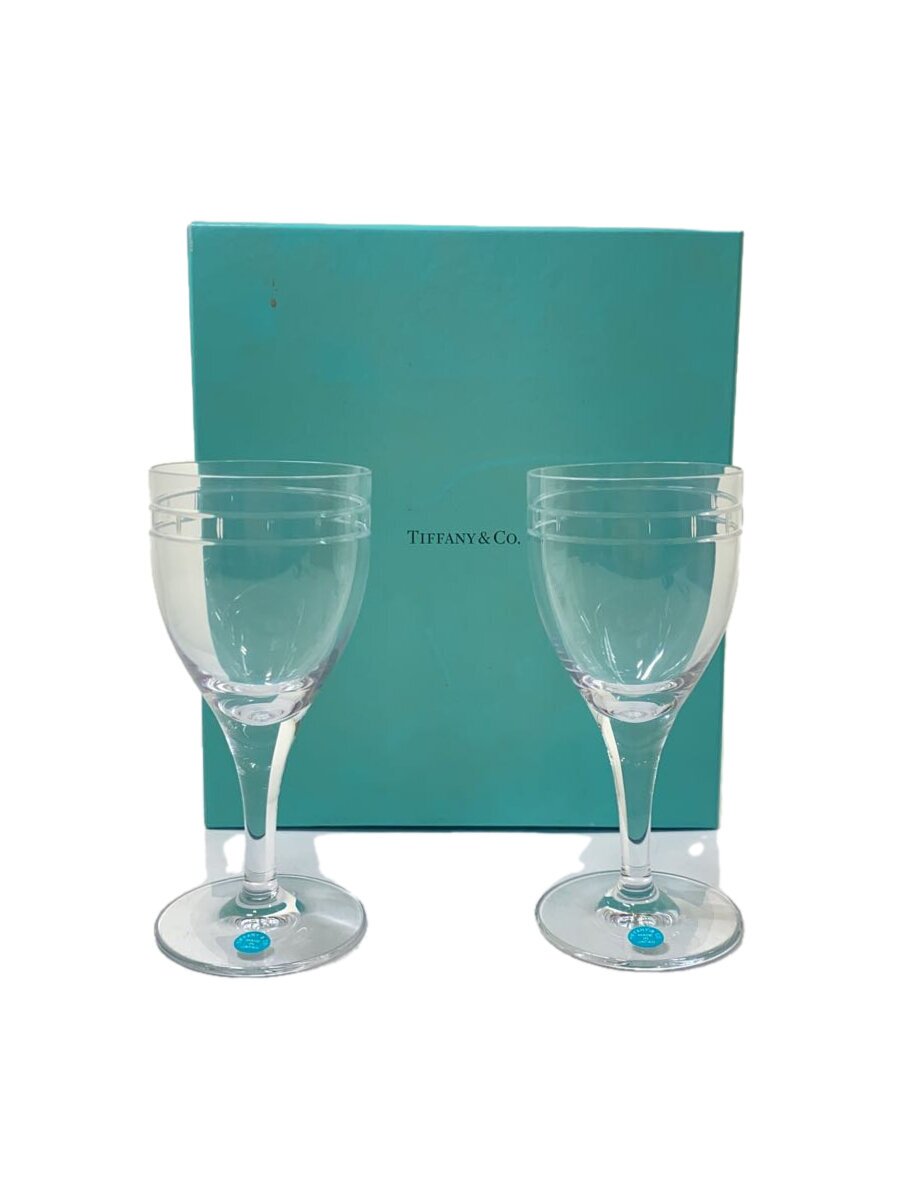 【中古】TIFFANY&Co.◆グラス/2点セット/ワイングラス/箱有/【キッチン用品】