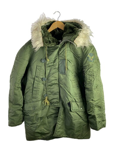 【中古】U.S.AIR FORCE/ミリタリージャケット/M/ポリエステル/KHK/vintage N-3A【メンズウェア】 【中古】U.S.AIR FORCE/ミリタリージャケット/M/ポリエステル/KHK/vintage N-3A【メンズウェア】