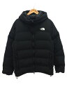 【中古】THE NORTH FACE◆ビレイヤーパーカ/ダウンジャケット/ナイロン/BLK/ND91 ...