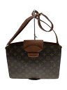【中古】LOUIS VUITTON◆クルセル_モノグラム・キャンバス_BRW/PVC/BRW【バッグ】