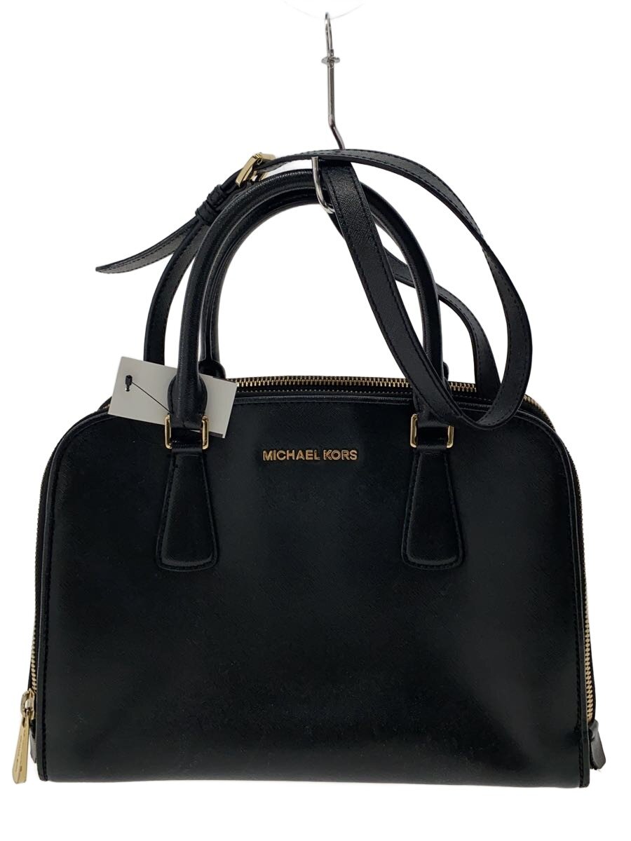 Rakuten - 【中古】MICHAEL KORS◆ハンドバッグ/--/BLK/無地/av-1404【バッグ】