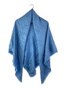 【中古】LOUIS VUITTON◆ストール/シルク/BLU/総柄/レディース/M74034【服飾雑貨他】