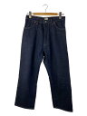 【中古】HERILL◆22SS/Denim Tuck 4PK Pants/ストレートパンツ/2/デニム/NVY【メンズウェア】(4)