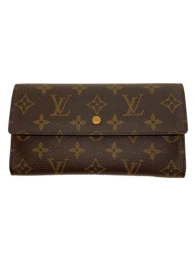 【中古】LOUIS VUITTON◆ポルト・トレゾール・インターナショナル_モノグラム・キャンバス_BRW/PVC/BRW/メンズ【服飾雑貨他】 【中古】LOUIS VUITTON◆ポルト・トレゾール・インターナショナル_モノグラム・キャンバス_BRW/PVC/BRW/メンズ【服飾雑貨他】