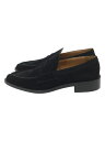 yÁzSYUMAN/22AW/Suede MAN Loafer/[t@[/2/BLK/XEF[hyV[Yz